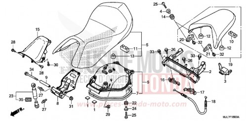 SIEGE NC750DE de 2014
